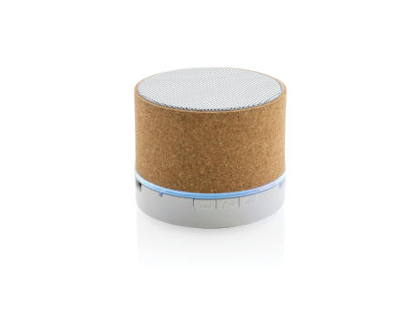 Kabelloser 3W-Lautsprecher aus Kork Werbeartikel