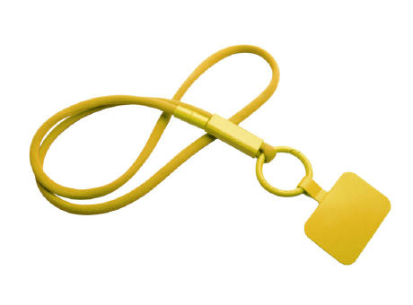 Tubyard Lanyard mit Telefonhalterung und Band aus recyceltem Kunststoff Werbeartikel