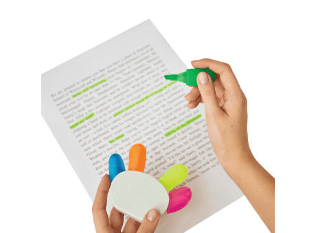 HANDS UP - Textmarker Werbeartikel