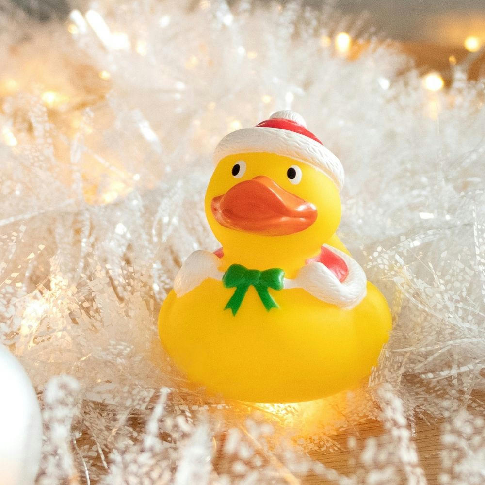 Quietsche-Ente Weihnachten Werbeartikel