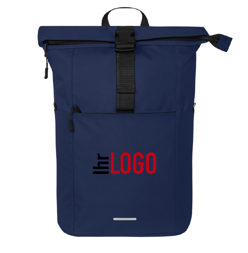 Halfar Rucksack BASIC in Marine als Werbeartikel – Rucksack mit Logo bedrucken für Promotion, Events und Alltag