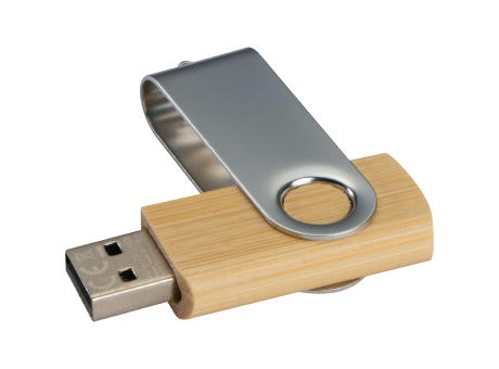 USB Stick aus Bambus 4GB bedrucken