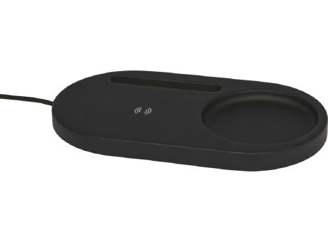 Klip kabelloser 5 W Schreibtisch Organizer mit Ladefunktion  Werbeartikel