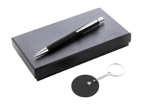 Geschenkset Kugelschreiber und Schlüsselanhänger Miroset Werbeartikel