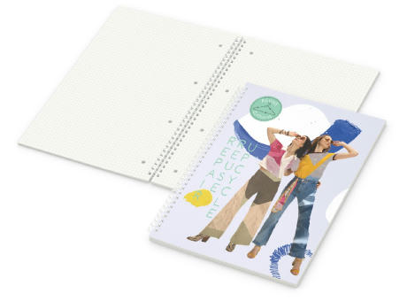 Product image Collegeblock Wire-O Recycling Werbeartikel