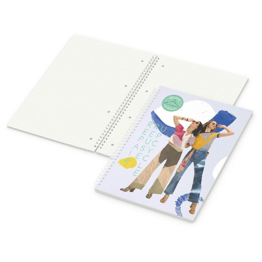 Product image Collegeblock Wire-O Recycling Werbeartikel