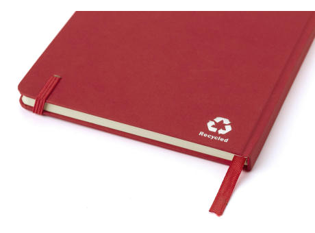 Notizbuch aus recyceltem Karton (A5) Evangeline Werbeartikel