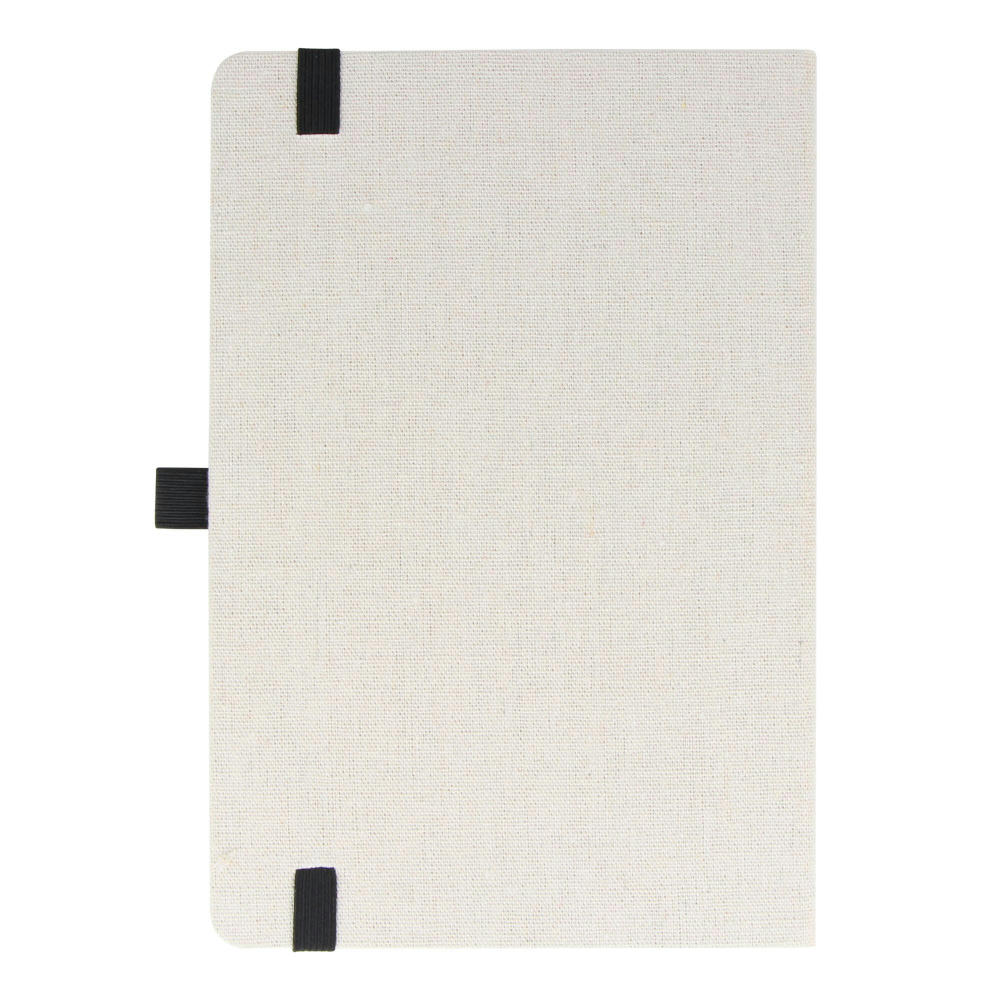 Notizbuch aus recycelter Baumwolle &amp; R-PET A5 Werbeartikel