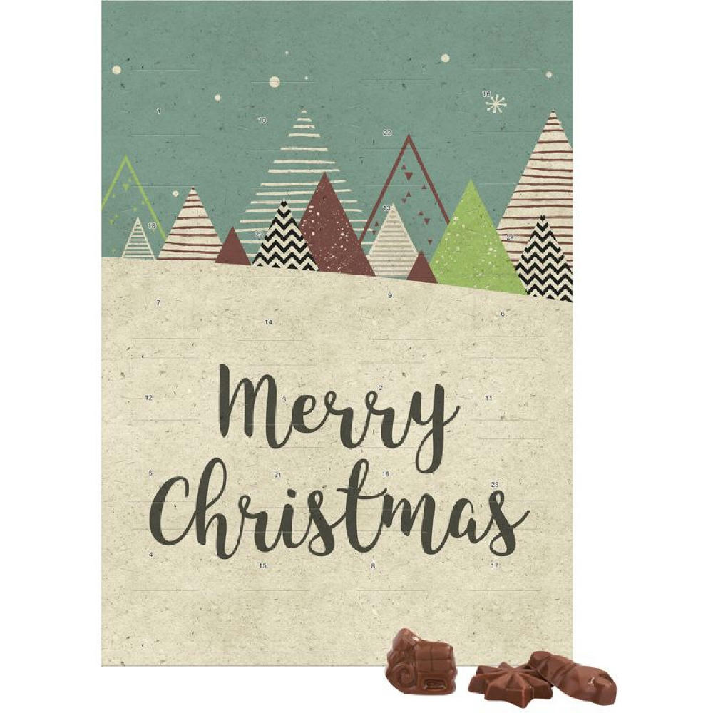 Product image Classic Wand Adventskalender Graspapier Werbeartikel