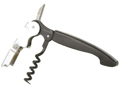 Product image Kellnermesser 'Allegro Color', Doppelhebel, schwarz Werbeartikel