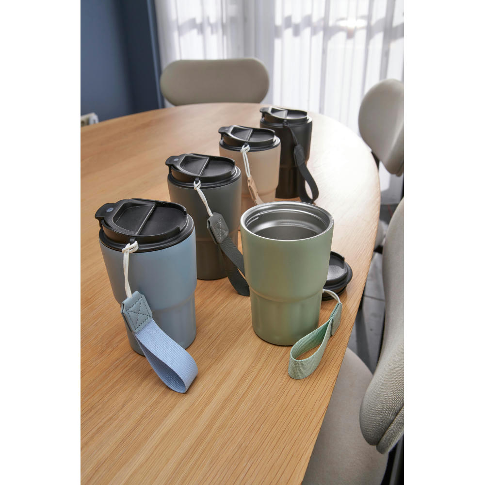 Doppelwandiger Becher aus Edelstahl Louisa Werbeartikel
