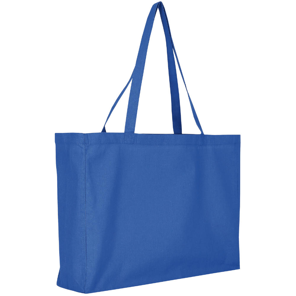 T10014-TEXXILLA Cotton-Shopper, ca. 140 g/m², ca. 48 x 36 cm, mit 12 cm Boden- und Seitenfalte, Werbeartikel