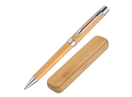 Product image Bambus Drehkugelschreiber im Etui Werbeartikel
