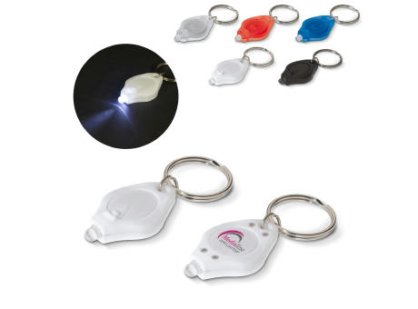 Product image Schlüsselanhänger mit Mini-Taschenlampe bedrucken