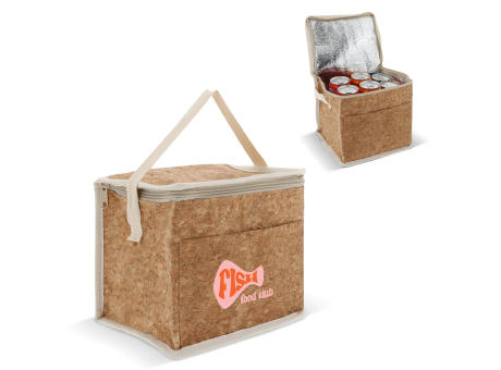 Product image Kühltasche mit Korkelementen 22x18x18cm bedrucken