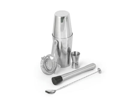 BRAMBLE. Cocktail-Set aus Edelstahl bestehend aus 6 Teilen Werbeartikel