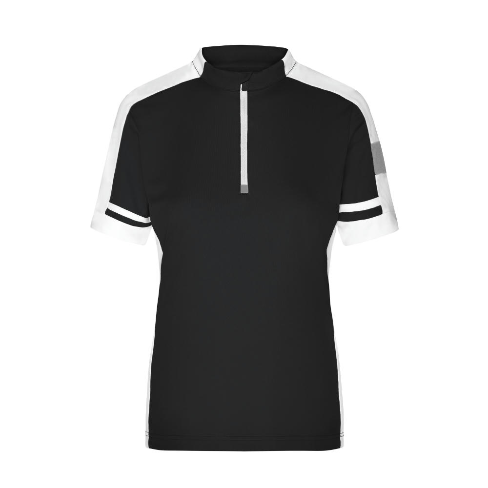 Ladies' Bike-T Half Zip - Sportives Bike-Shirt Werbeartikel