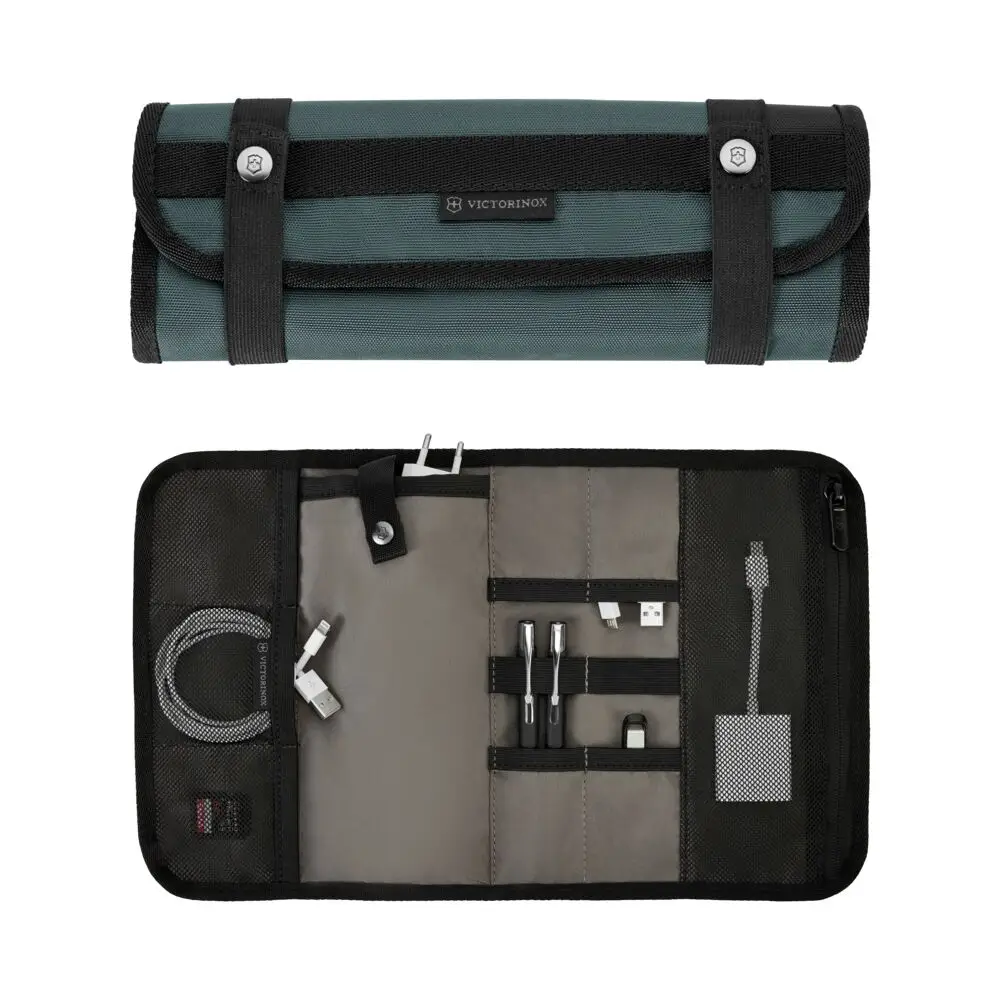 Victorinox Altmont Compact Laptop Backpack mit Essential Organizer, praktische Organisationslösung für Zubehör und persönliche Gegenstände, funktionales Detail als hochwertiger Werbeartikel mit Ihrem Logo.