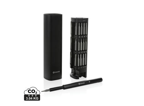Product image Gear X 46-tlg. Präzisions-Bit-Set aus RCS recyc. Aluminium Werbeartikel