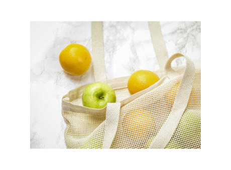 Natura Organic Mesh Shopper (180 g/m²) Einkaufstasche bedrucken