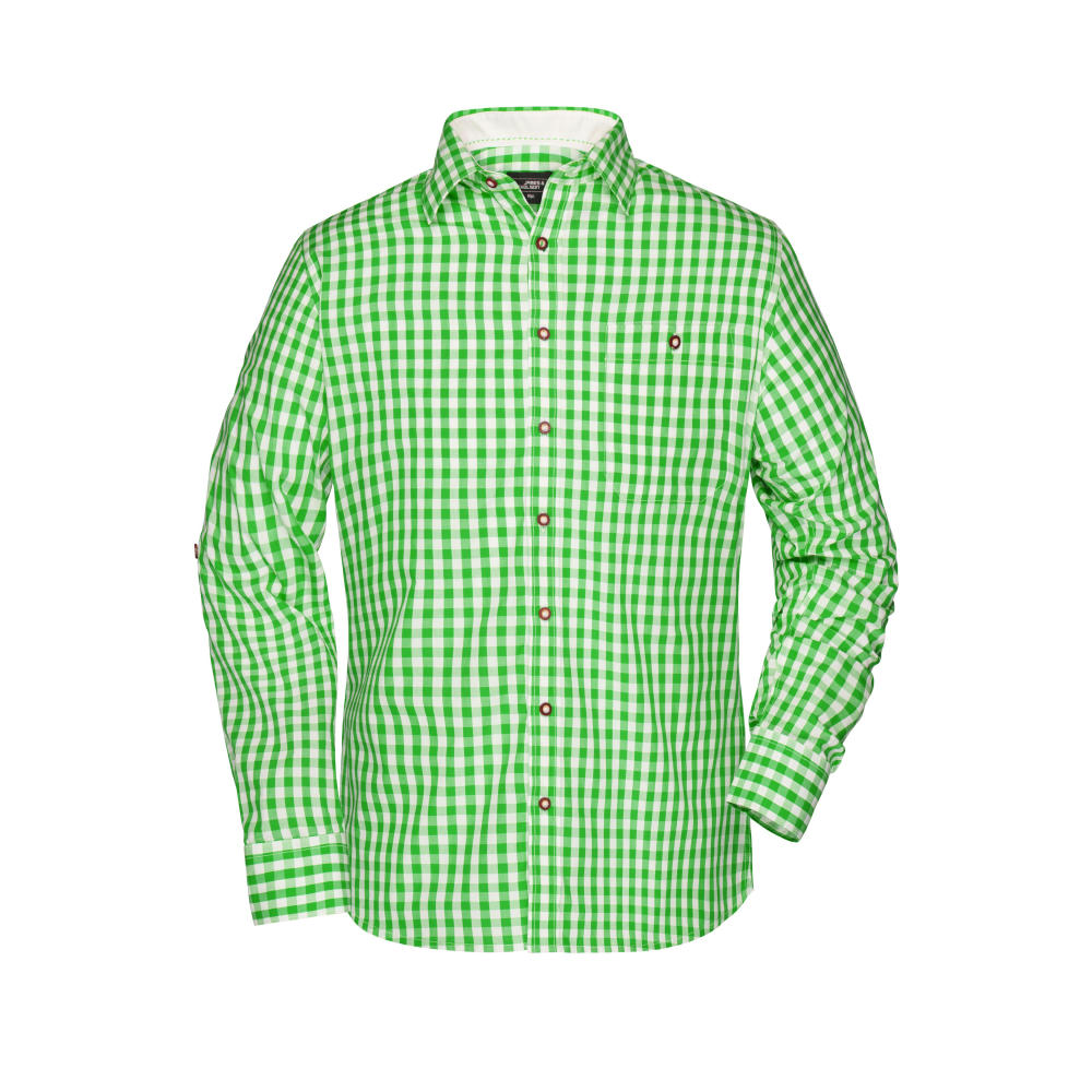 Men's Traditional Shirt - Damenbluse und Herrenhemd im klassischen Trachtenlook Werbeartikel
