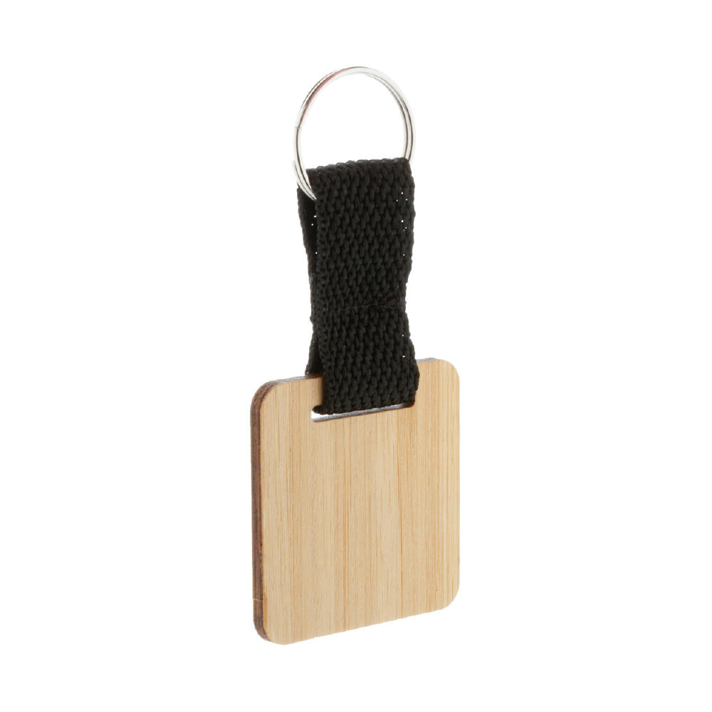 Product image Bambus-Schlüsselanhänger, rund Stropp Werbeartikel