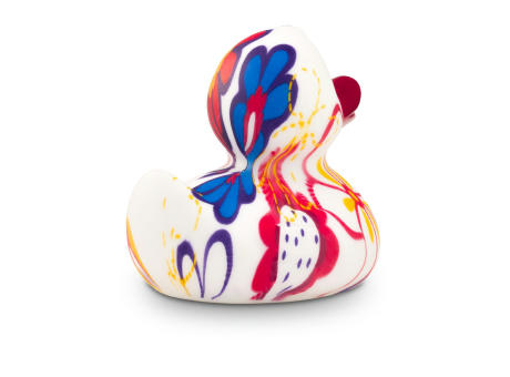 Werbeente Bea Blütenkleid, ca. 8 cm Werbeartikel