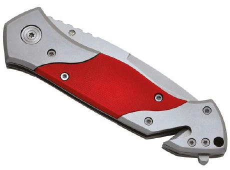 Rettungsmesser 'Rescue', rot Werbeartikel