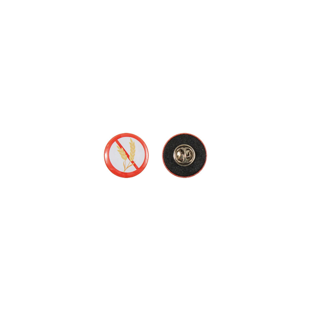 Product image Metallbutton 25mm mit Pin und Clutch Werbeartikel