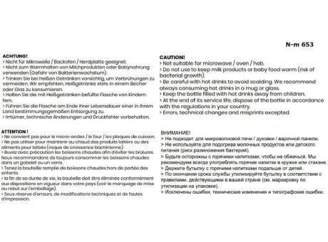 TRIO Edelstahl- Vakuumflasche 500 ml Werbeartikel