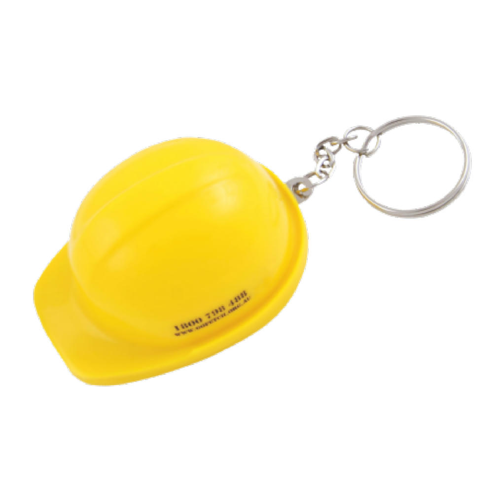Product image Schlüsselanhänger Helm mit Flaschenöffner Werbeartikel