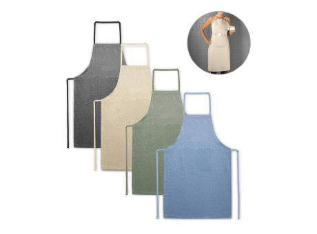 Product image ZIMBRO. Schürze mit recycelter Baumwolle (140 g/m²) Werbeartikel