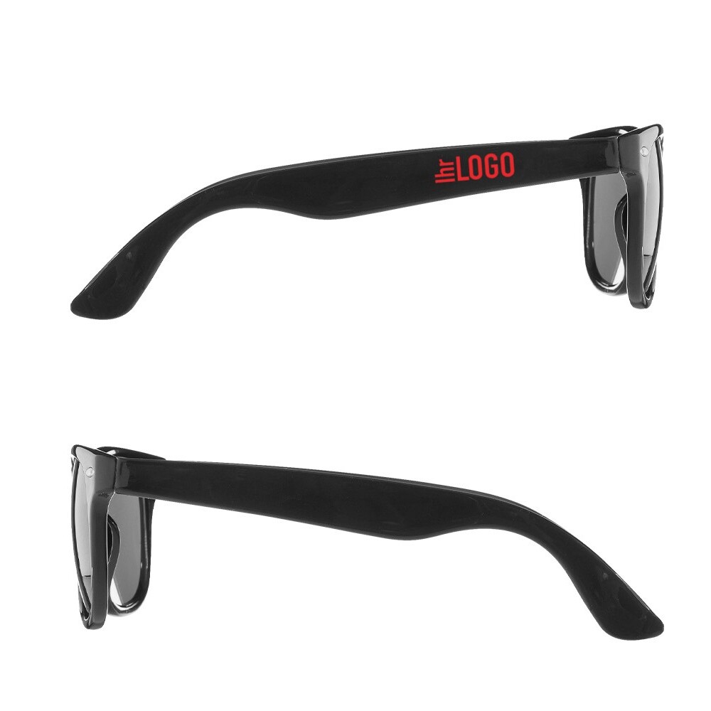 Sun Ray Sonnenbrille in Schwarz mit Logo – beliebter Werbeartikel für Unternehmen, Events und Branding