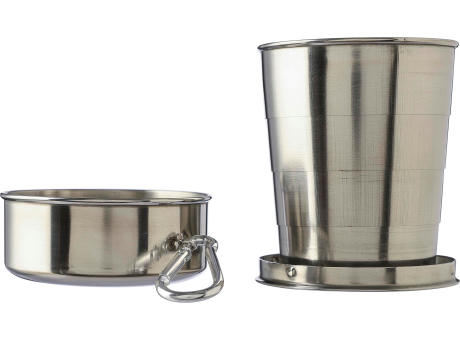 Edelstahl-Faltbecher Annette Werbeartikel