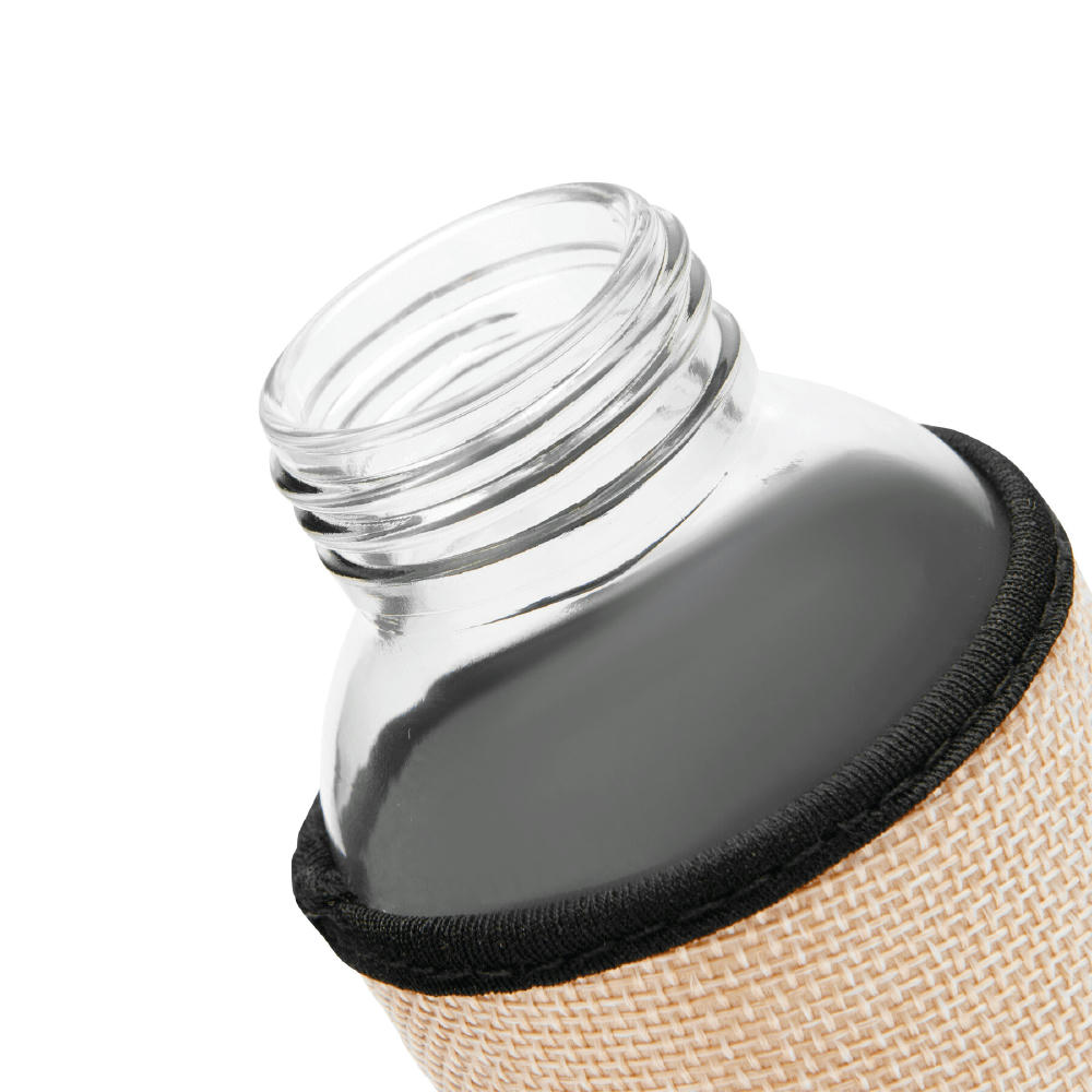 TAKE JUTY - Glas-Trinkflasche Werbeartikel