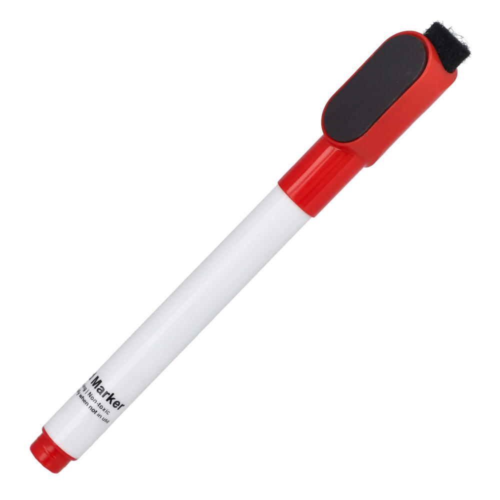 Whiteboard-Marker mit Magnet und Wischer Werbeartikel