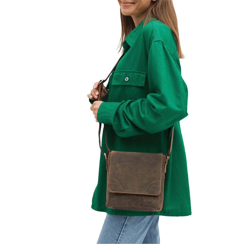 WILDERNESS - Echtleder-Tasche Werbeartikel