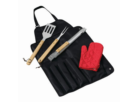 Product image Grill-Schürze mit Grillbesteck GREAT BBQ Werbeartikel