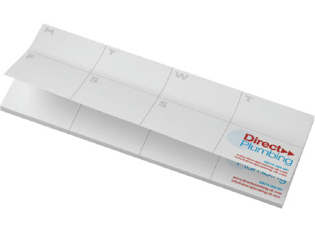 Product image Sticky-Mate® Haftnotizen mit Kalender aus recyceltem Material Werbeartikel