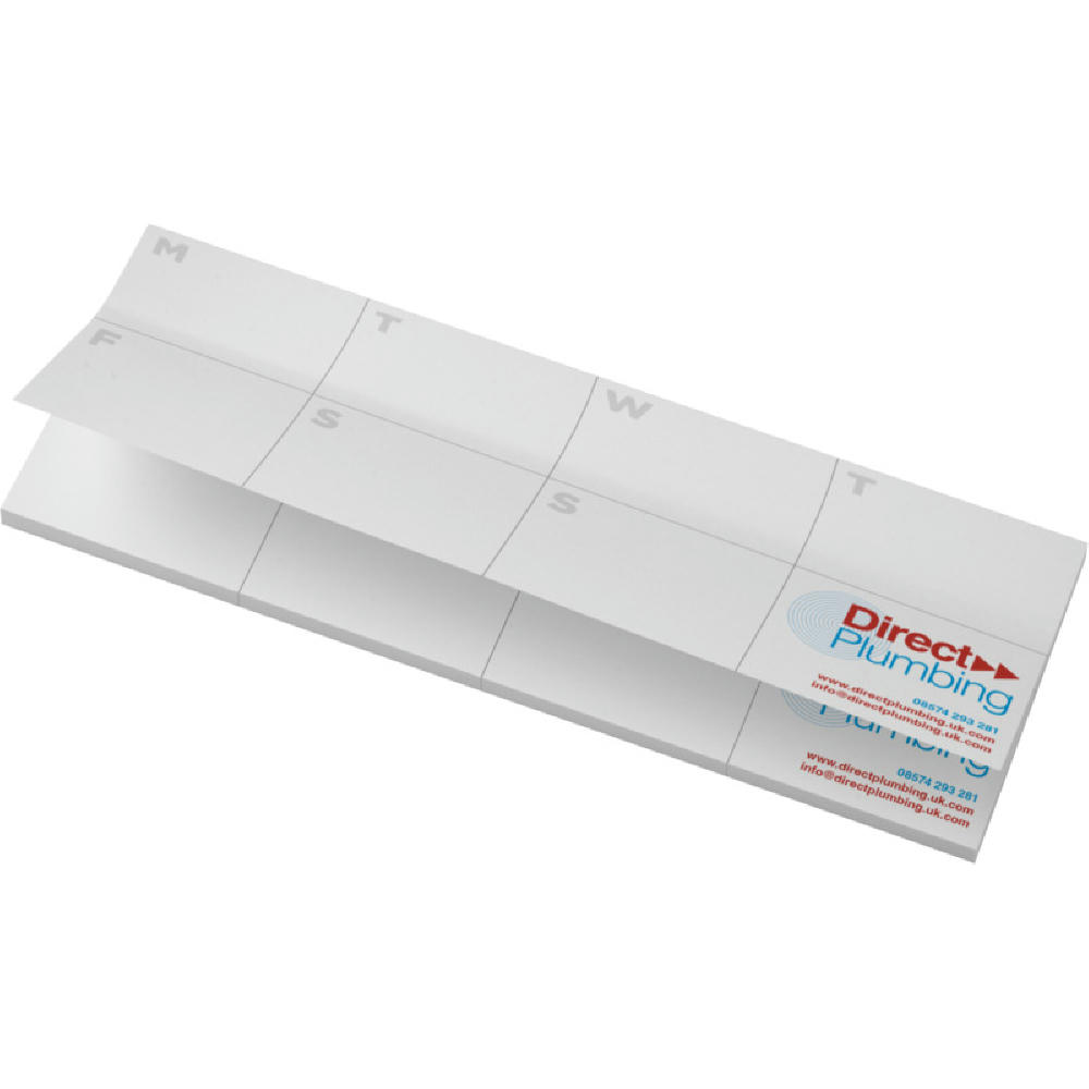 Product image Sticky-Mate® Haftnotizen mit Kalender aus recyceltem Material Werbeartikel
