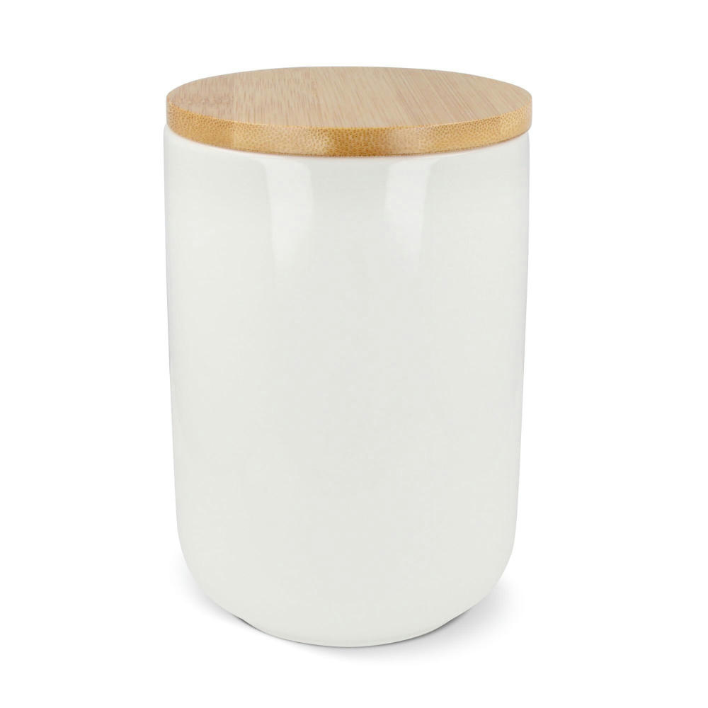 Product image Vorratsdose Keramik & Bambus 900ml Werbeartikel
