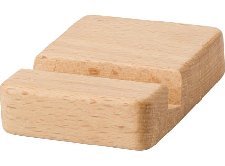 Product image Telefonhalter aus Gummibaumholz Nyla Werbeartikel