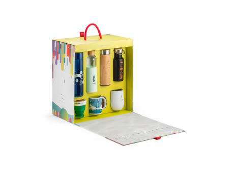 DRINKIT SHOWCASE. Muster-Set bedruckte Drinkware Werbeartikel