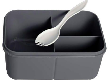 SNACK Lunchbox mit Inneneinteilung und Göffelfach Werbeartikel