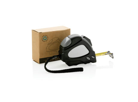 Auto-Stop-Maßband aus recyceltem Kunststoff, 5m/19mm bedrucken