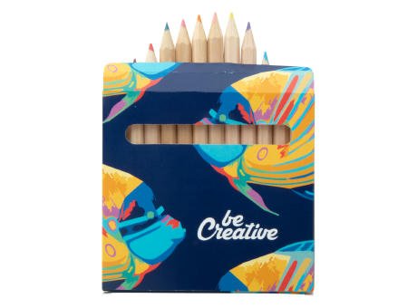 Individuelles Buntstifte-Set (12 Stk.) Penxil 12 Werbeartikel