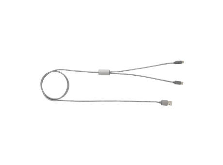 3-in-1 umwobenes Kabel Werbeartikel