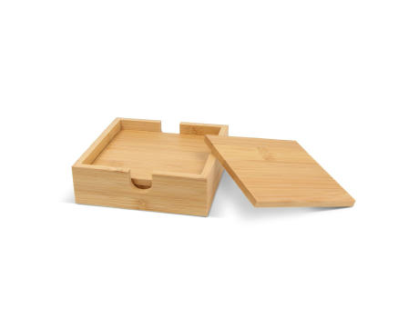 Bambus Untersetzer Set (4 Stück) Werbeartikel