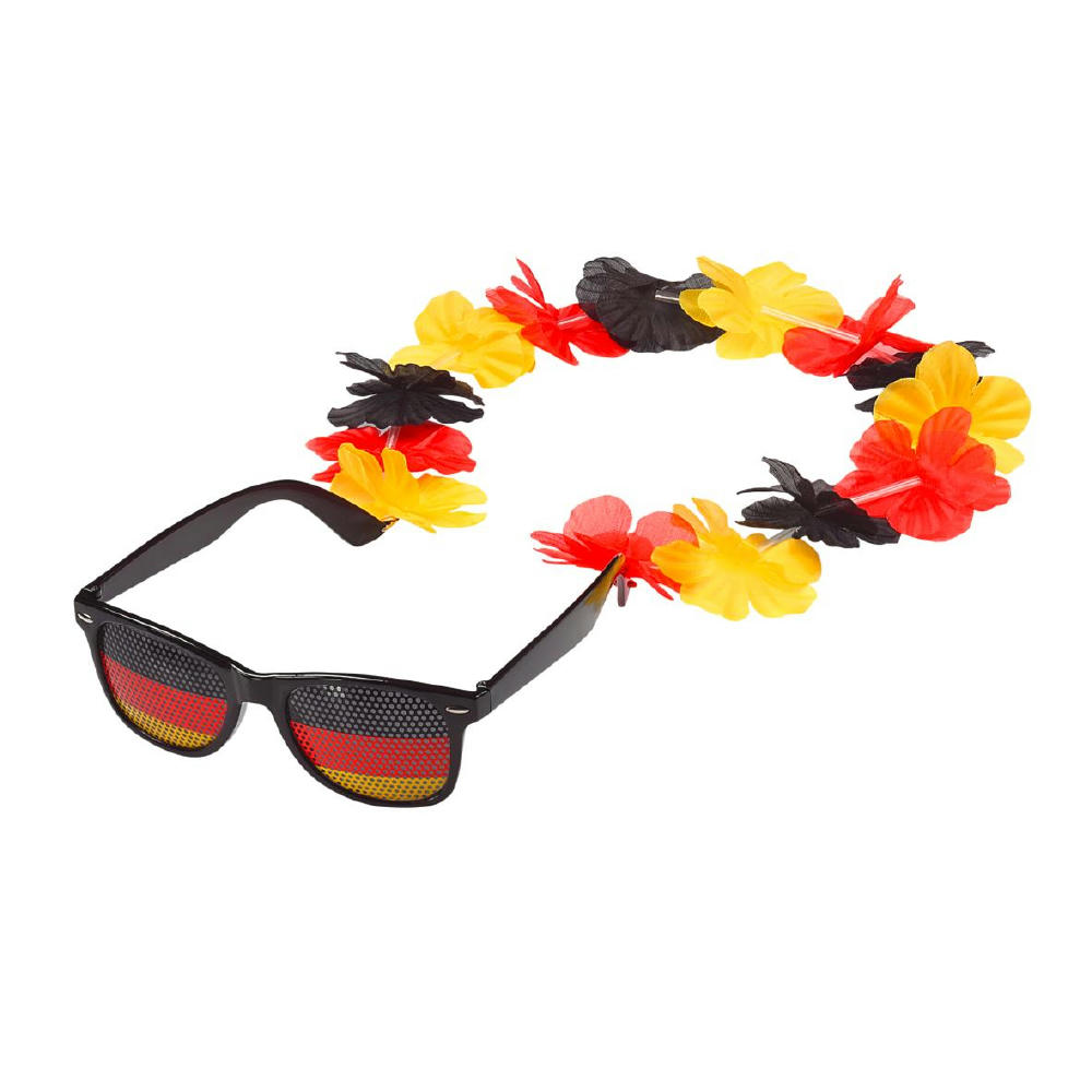 Product image Spaßbrille "Germany" mit Blumenkette Werbeartikel