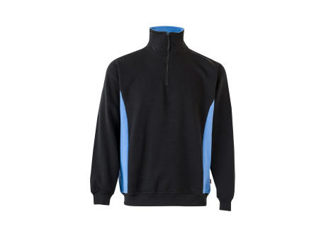 VL SVAROG. Zweifarbiges Frottee-Sweatshirt (260 g/m²), aus Polyester (65 %) und Baumwolle (35 %) bedrucken